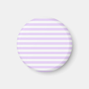 Íman Lilac, púrpura e tiras doces brancas