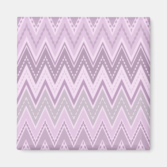 Íman Lilac, rosa, zigzag (Frente)