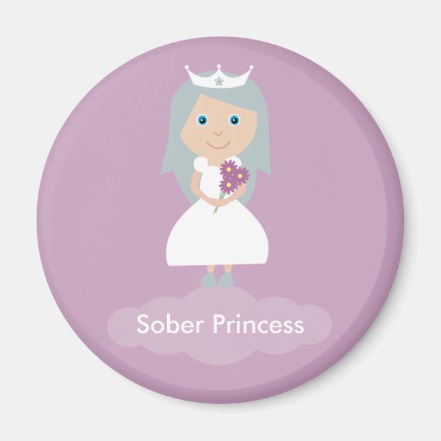Íman Lilac Sober Magnet princesa (Frente)