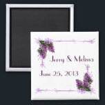 Íman Lilacs Wedding Favor Magnet<br><div class="desc">Este Lilacs Wedding Favor Magnet é excelente para Primavera,  Verão ou Casamentos Pensados Lilac.</div>