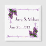 Íman Lilacs Wedding Favor Magnet<br><div class="desc">Este Lilacs Wedding Favor Magnet é excelente para Primavera,  Verão ou Casamentos Pensados Lilac.</div>