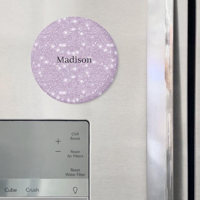 Íman Lilás Feminino Brilho Falso Glitter (In Situ (Fridge))