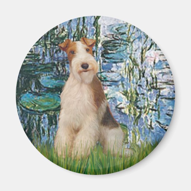 Íman Lilies 1 - Wire Fox Terrier 3 (Frente)