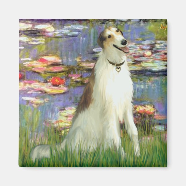Íman Lilies 2 -  Borzoi (Frente)