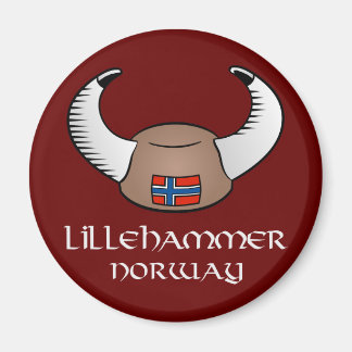 Íman Lillehammer Norway Viking Hat