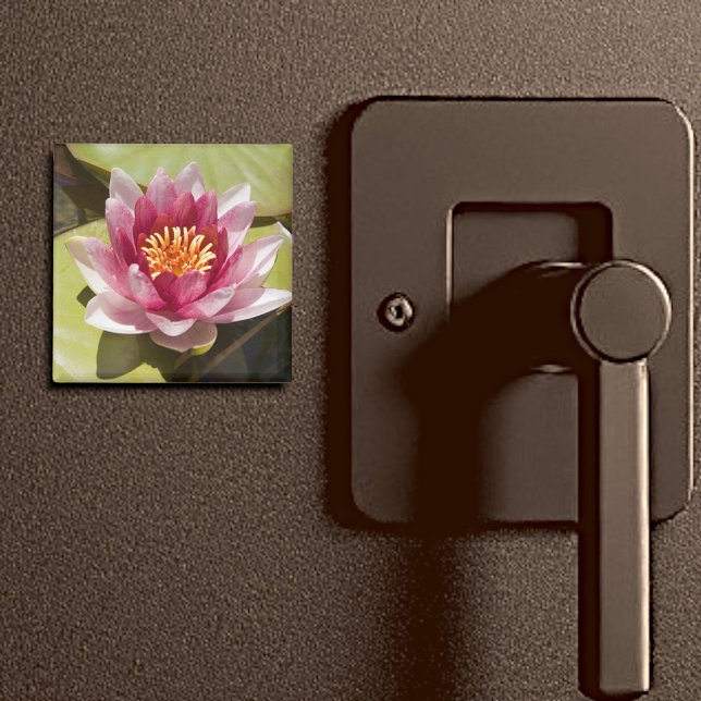 Íman Lily de Água Rosa (2" water lily magnet)