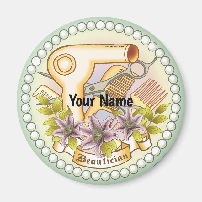 Íman Lily Pearl Beauticitic Magnet (Frente)