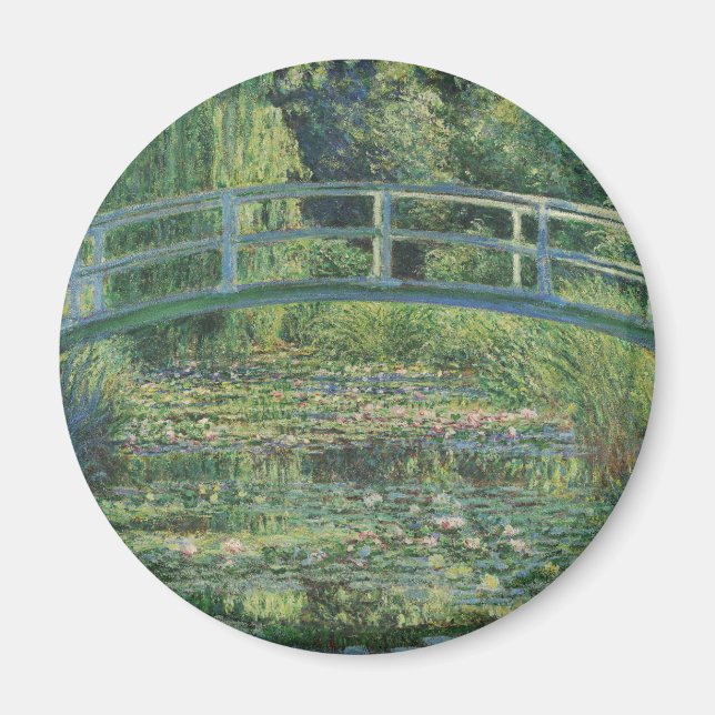 Íman Lily Pond, Painting Oil Landscape, Monet (Frente)