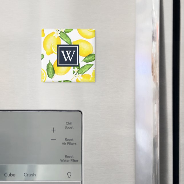 Íman Limão Botânico Monograma (In Situ (Fridge))