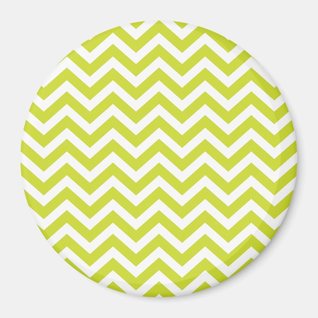 Íman Limão  e Design Chevron branco (Frente)