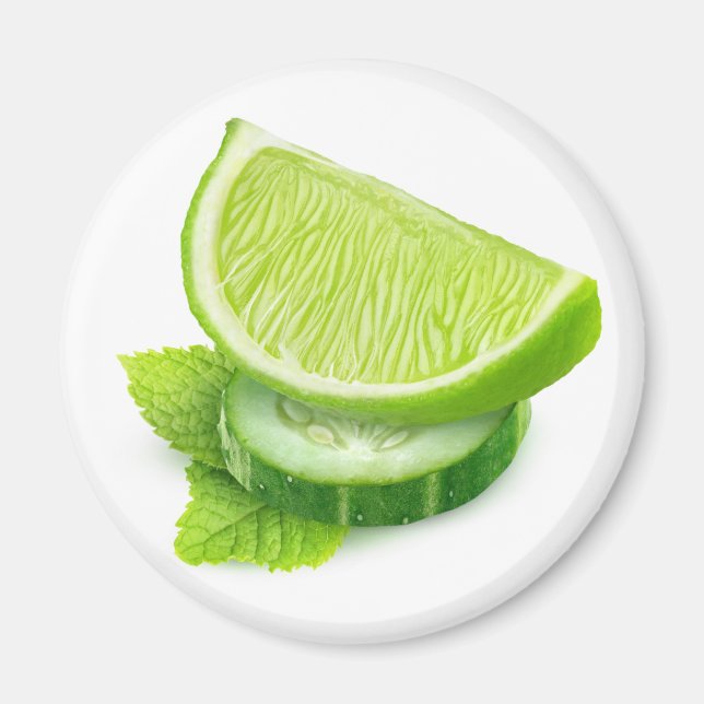 Íman Limão, pepino e menta (Frente)