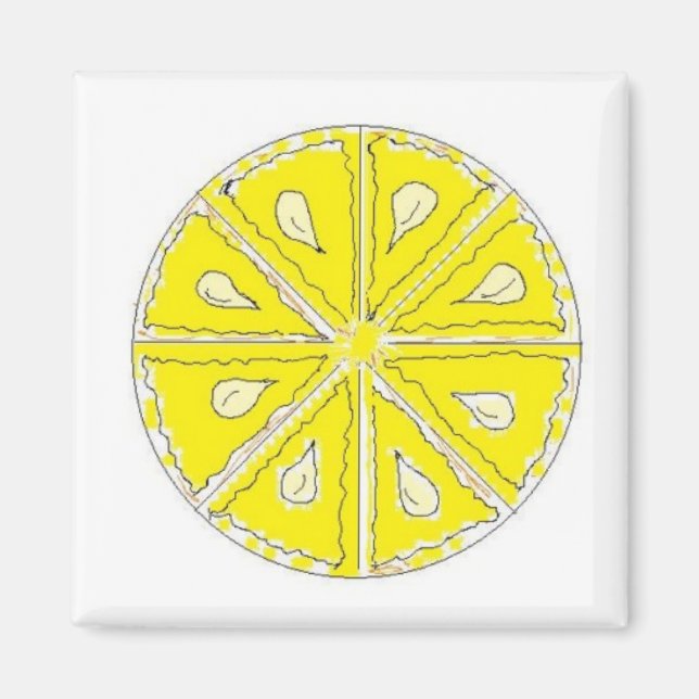 Íman Limão simples (Frente)