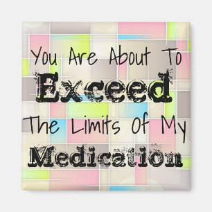 Íman Limite engraçado de meu ímã do refrigerador da