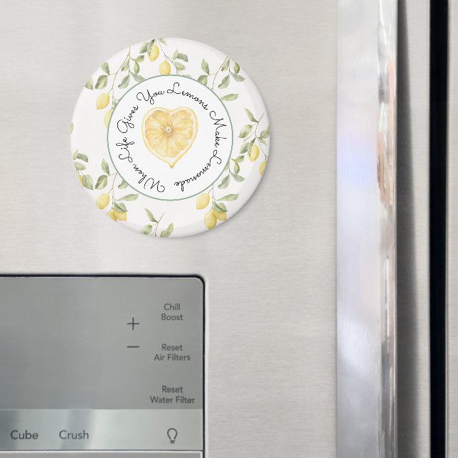 Íman Limões Amarelos Frutas Limonada (In Situ (Fridge))