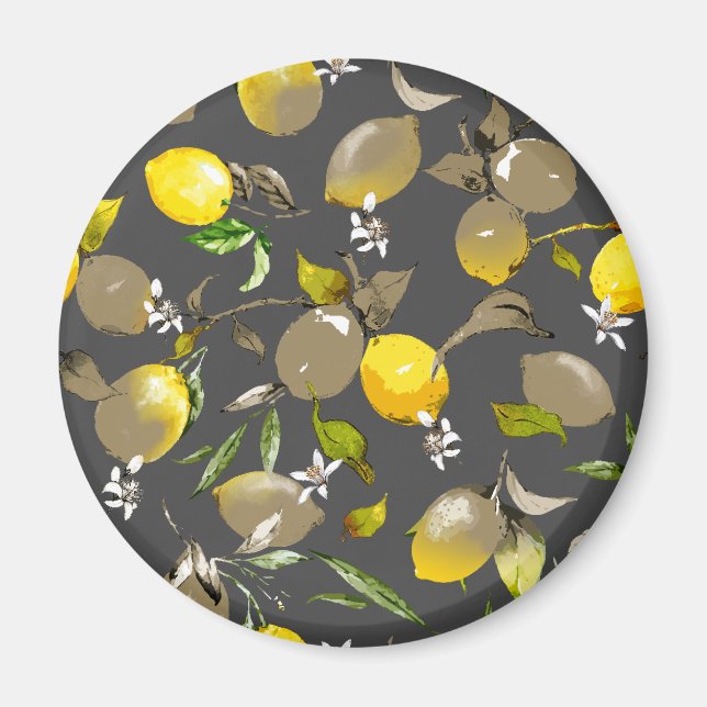 Íman Limões de aquarela 34 (Frente)