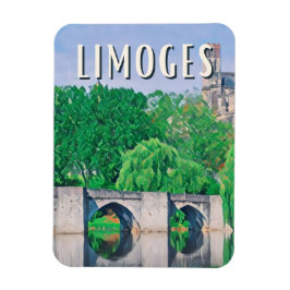 Íman Limoges Photo Vintage