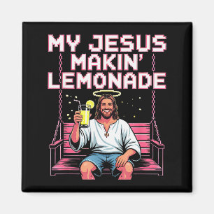 Íman Limonada de Jesus Meme Cristão Engraçado