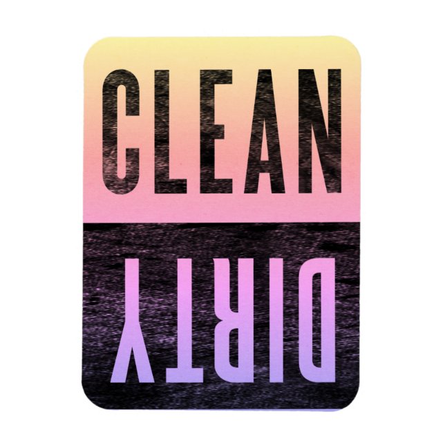 Íman Limpar | Estilo Letterpress Sujo Lâmpada Lâmpada A (Vertical)