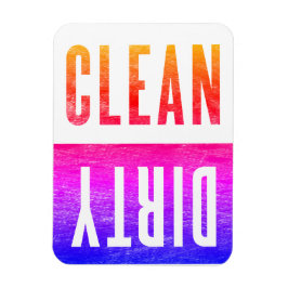 Íman Limpar | Estilo Letterpress Sujo Lâmpada Lâmpada L