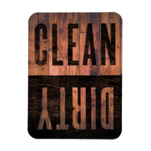 Íman Limpar   Máquinas de lavar loiça suja Madeira dete