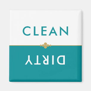 Íman Limpe a cerceta suja e a máquina de lavar louça