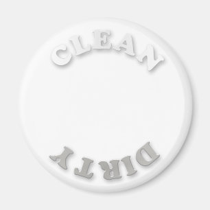 Íman Limpe/ímã branco e cinzento sujo da máquina de