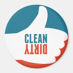 Íman Limpe os polegares sujos do ímã da máquina de