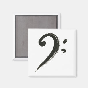 Íman Limpeza de Bass Minimalista - Símbolo de Música de