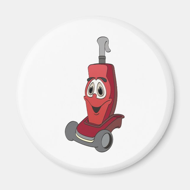 Íman Limpeza de Vácuo Vermelho (Frente)