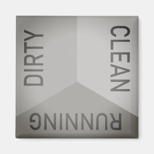 Íman Limpeza Suja da Cinza da máquina de lavar louça em