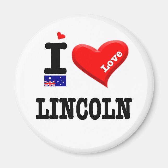 Íman LINCOLN - Eu Amo (Frente)