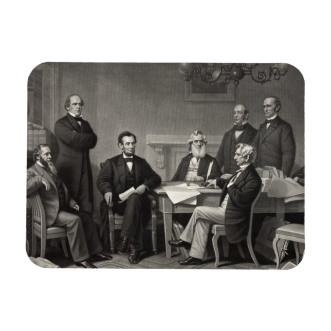 Íman Lincoln Lendo a Proclamação da Emancipação (Horizontal)