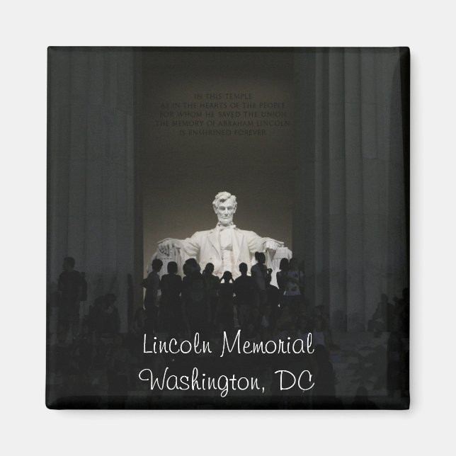 Íman Lincoln Memorial Magnet (Frente)