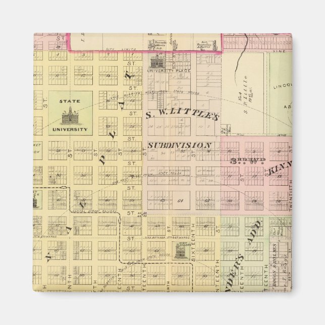 Íman Lincoln North, Nebraska (Frente)