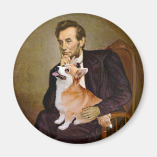 Íman Lincoln - Pembroke Welsh Corgis (dois)