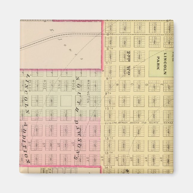 Íman Lincoln South, Nebraska (Frente)