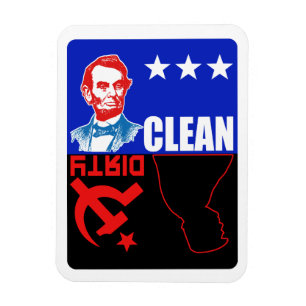 Íman Lincoln vs. Trump Clean vs. Sujo