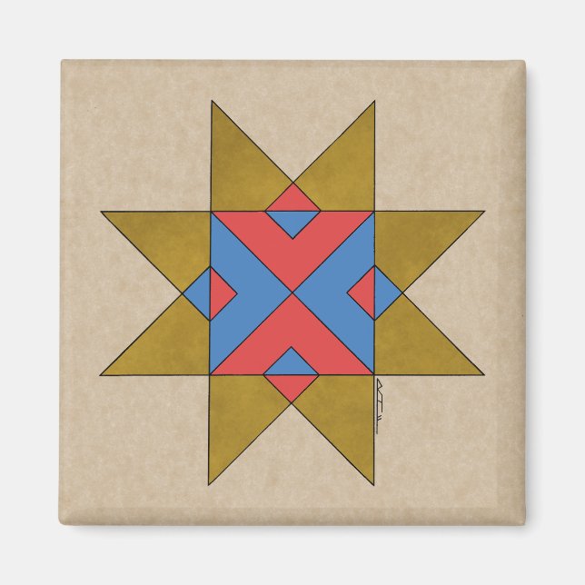 Íman Lincolnshire Auseklis Witch Mark (Frente)