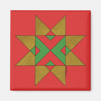 Íman Lincolnshire Auseklis Witch Mark Red and Green