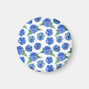 Íman Linda aquarela azul-corante