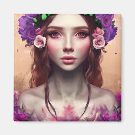 Íman Linda encantadora Fantasy AI Art