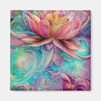 Íman Linda Flor de Lotus Imital