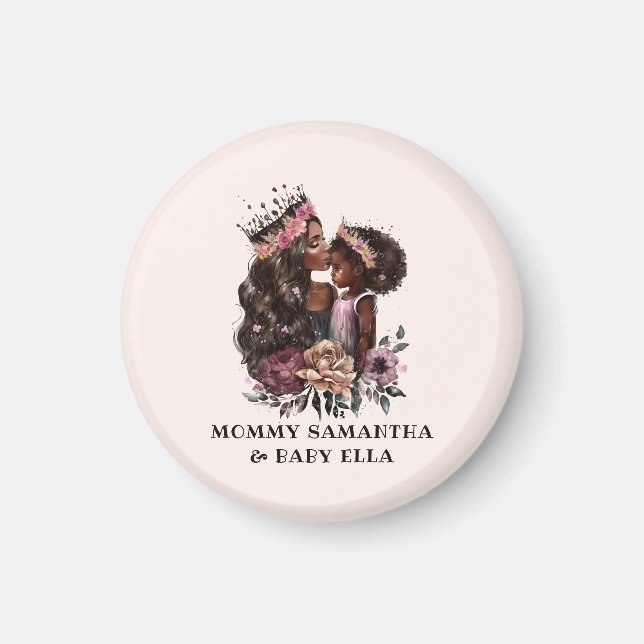 Íman Linda mãe negra e filha (3) (Frente)