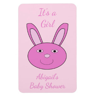 Íman Linda Menina Bebê Rosa Coelho Face Primavera Pásco
