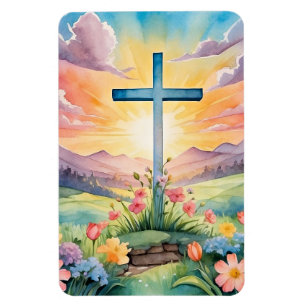 Íman Linda Páscoa Watercolor Art