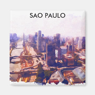 Íman Linda pintura no horizonte São Paulo