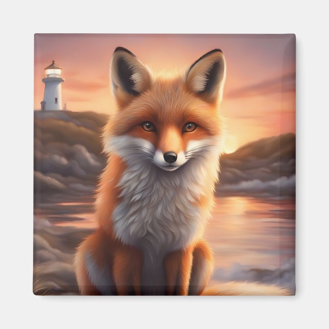 Íman Linda Raposa (Frente)