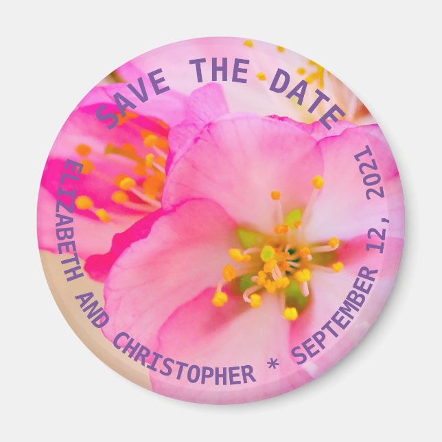 Íman Linda Sakura Cherry Blossoms (Frente)