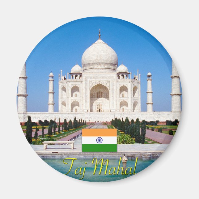 Íman Linda Taj-Mahal India Pro Foto (Frente)
