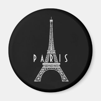 Íman Linda torre Eiffel branca França Paris
